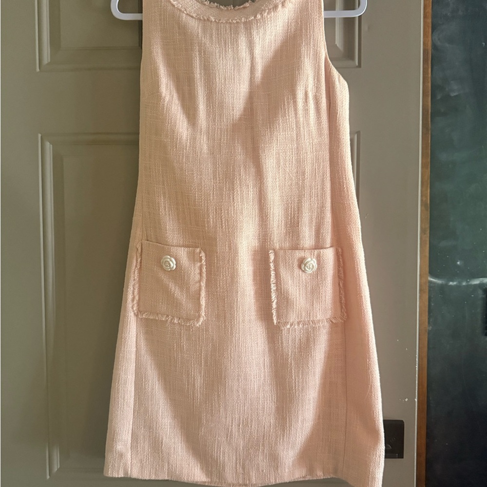 Chic Chanel- ish spring wedding cocktail dress 10